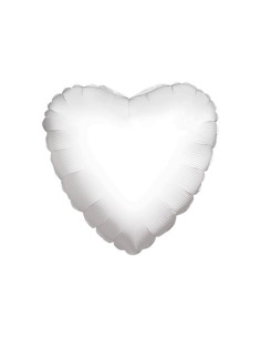 Palloncino Mylar Cuore Bianco 4" - 10cm - 5pz | G3S Party