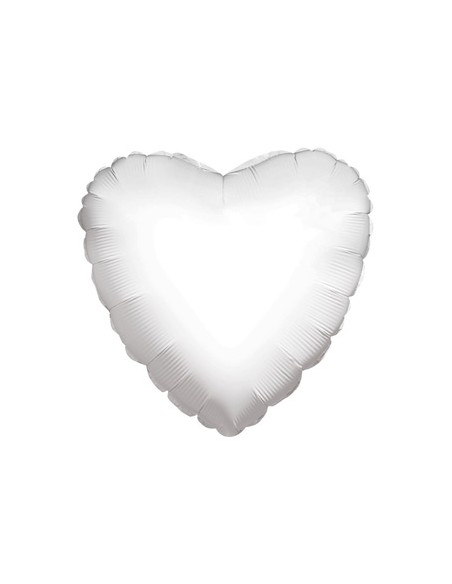 Palloncino Mylar Cuore Bianco 9" - 23cm - 5pz | G3S Party