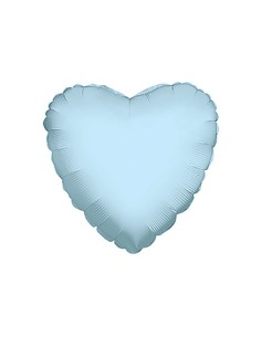 Palloncino Mylar Cuore Celeste Chiaro 18" - 46cm - 1pz | G3S Party