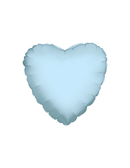 Palloncino Mylar Cuore Celeste Chiaro 18" - 46cm - 1pz | G3S Party