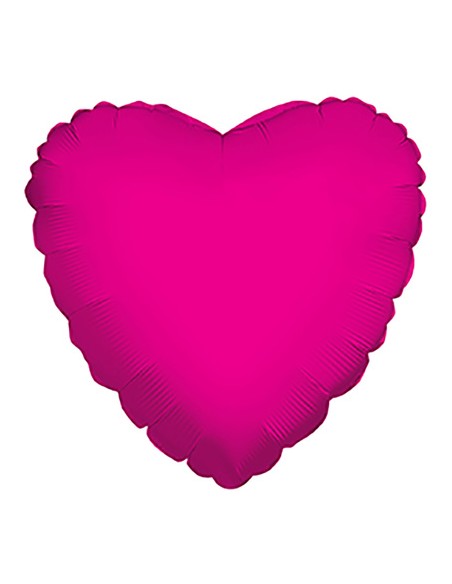 Palloncino Mylar Cuore Fuxia 36" - 91cm - 1pz | G3S Party