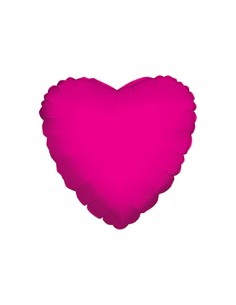 Palloncino Mylar Cuore Fuxia 18" - 46cm - 1pz | G3S Party