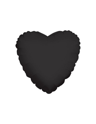 Palloncino Mylar Cuore Nero 18" - 46cm - 1pz | G3S Party