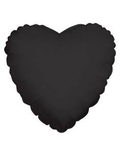 Palloncino Mylar Cuore Nero 36" - 91cm - 1pz | G3S Party