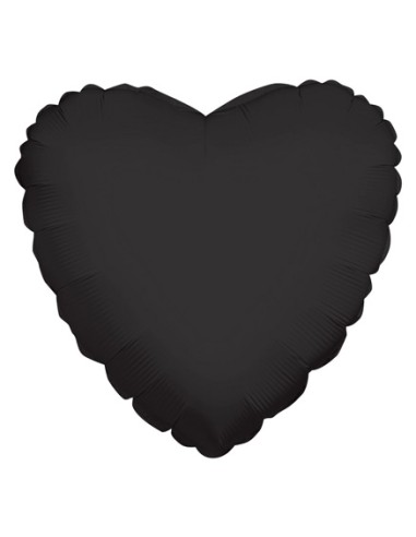 Palloncino Mylar Cuore Nero 36" - 91cm - 1pz | G3S Party