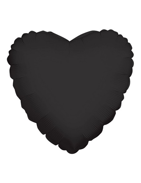 Palloncino Mylar Cuore Nero 36" - 91cm - 1pz | G3S Party