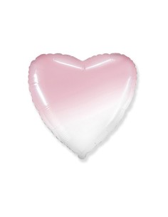 Palloncino Mylar Cuore Rosa Baby Sfumato 18" - 46cm - 1pz | G3S Party