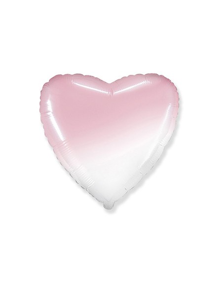 Palloncino Mylar Cuore Rosa Baby Sfumato 18" - 46cm - 1pz | G3S Party