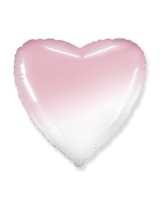 Palloncino Mylar Cuore Rosa Baby Sfumato 32" - 81cm - 1pz | G3S Party