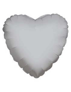 Palloncino Mylar Cuore Silver 36" - 91cm - 1pz | G3S Party