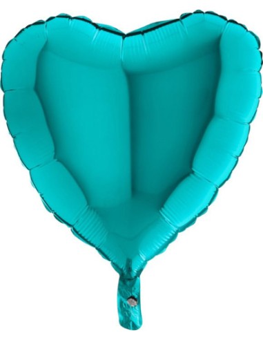 Palloncino Mylar Cuore Tiffany 18" - 46cm - 1pz | G3S Party