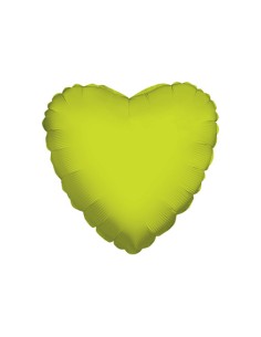 Palloncino Mylar Cuore Verde Lime 4" - 10cm - 5pz | G3S Party