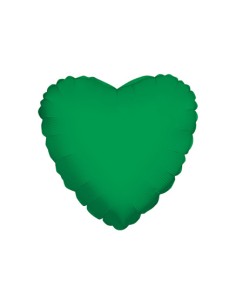 Palloncino Mylar Cuore Verde Smeraldo 18" - 46cm - 1pz | G3S Party