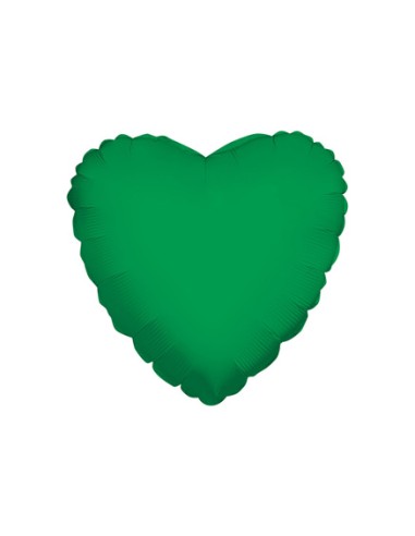 Palloncino Mylar Cuore Verde Smeraldo 18" - 46cm - 1pz | G3S Party