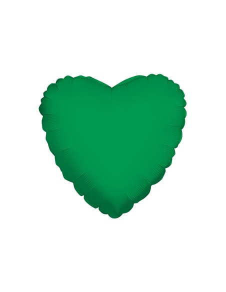 Palloncino Mylar Cuore Verde Smeraldo 18" - 46cm - 1pz | G3S Party