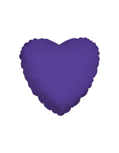 Palloncino Mylar Cuore Viola 18" - 46cm - 1pz | G3S Party
