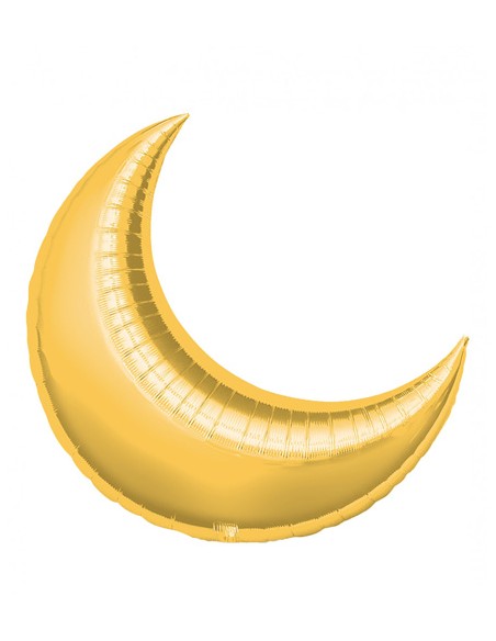 Palloncino Mylar Luna Oro 9" - 23cm - 5pz | G3S Party