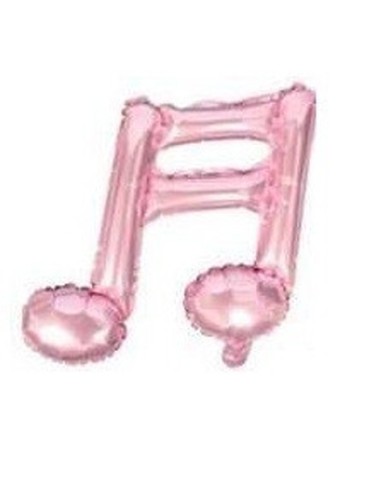 Palloncino Mylar Nota Musicale Rosa 18" - 46cm - 5pz | G3S Party