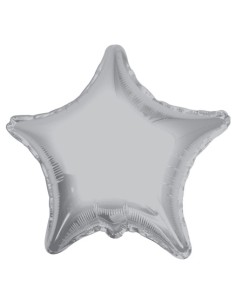 Palloncino Mylar Stella Argento 36" - 91cm - 1pz | G3S Party