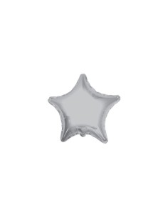 Palloncino Mylar Stella Argento 4" - 10cm - 5pz | G3S Party