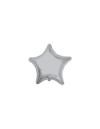 Palloncino Mylar Stella Argento 4" - 10cm - 5pz | G3S Party