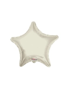 Palloncino Mylar Stella Avorio 18" - 46cm - 1pz | G3S Party