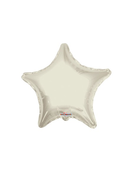 Palloncino Mylar Stella Avorio 18" - 46cm - 1pz | G3S Party