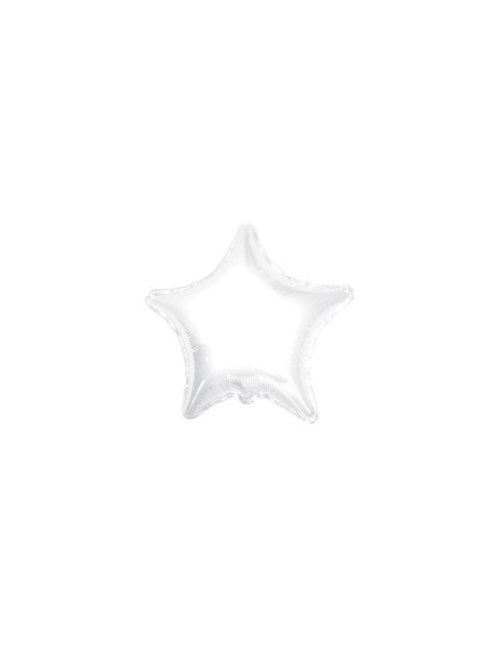 Palloncino Mylar Stella Bianco 4" - 10cm - 5pz | G3S Party