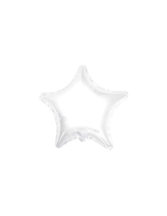 Palloncino Mylar Stella Bianco 9" - 23cm - 5pz | G3S Party