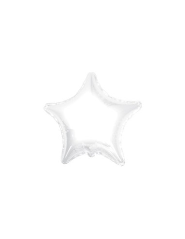 Palloncino Mylar Stella Bianco 9" - 23cm - 5pz | G3S Party