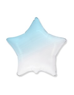 Palloncino Mylar Stella Blu Baby Sfumato 32" - 81cm - 1pz | G3S Party