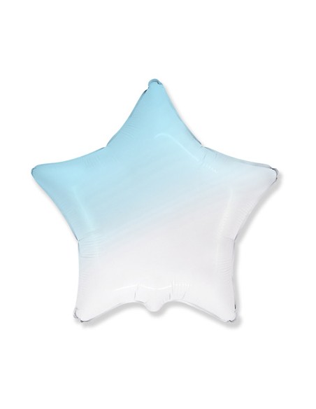 Palloncino Mylar Stella Blu Baby Sfumato 32" - 81cm - 1pz | G3S Party