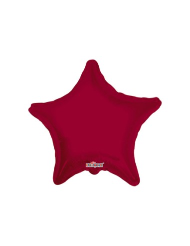 Palloncino Mylar Stella Bordeaux 18" - 46cm - 1pz | G3S Party