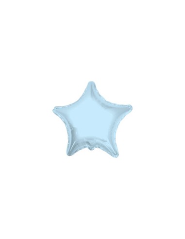 Palloncino Mylar Stella Celeste 9" - 23cm - 5pz | G3S Party