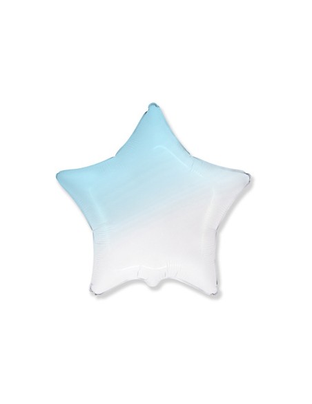 Palloncino Mylar Stella Celeste Baby Sfumato 18" - 46cm - 1pz | G3S Party