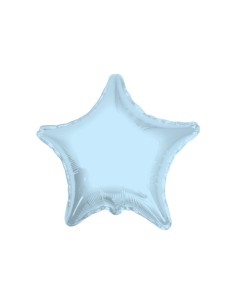 Palloncino Mylar Stella Celeste Chiaro 18" - 46cm - 1pz | G3S Party