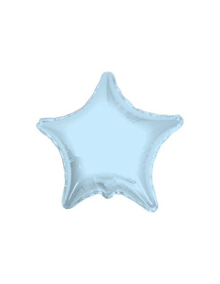 Palloncino Mylar Stella Celeste Chiaro 18" - 46cm - 1pz | G3S Party