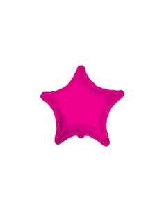 Palloncino Mylar Stella Fuxia 4" - 10cm - 5pz | G3S Party