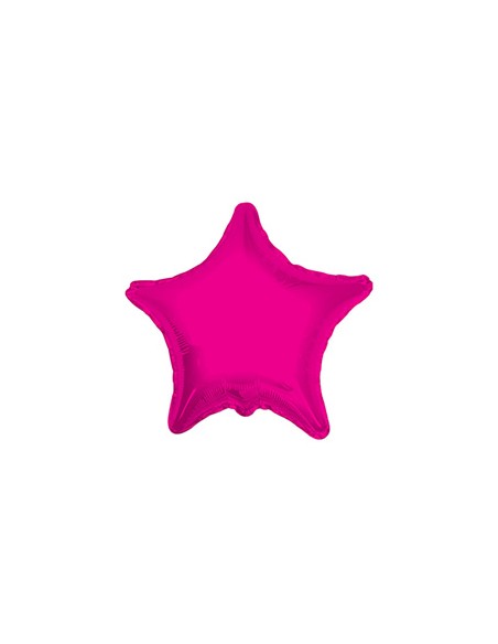 Palloncino Mylar Stella Fuxia 4" - 10cm - 5pz | G3S Party