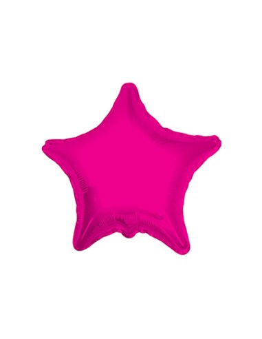 Palloncino Mylar Stella Fuxia 18" - 46cm - 1pz | G3S Party