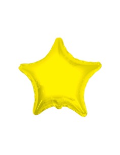 Palloncino Mylar Stella Giallo 18" - 46cm - 1pz | G3S Party
