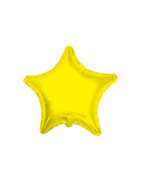 Palloncino Mylar Stella Giallo 18" - 46cm - 1pz | G3S Party