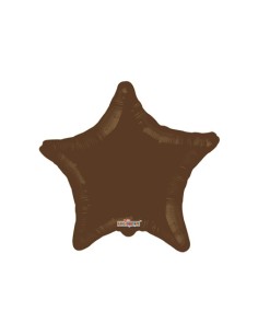 Palloncino Mylar Stella Marrone 18" - 46cm - 1pz | G3S Party