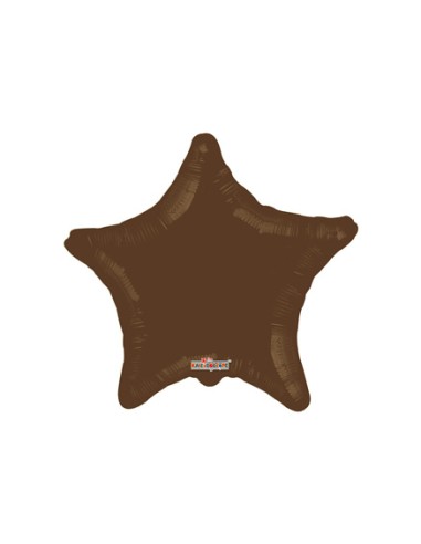 Palloncino Mylar Stella Marrone 18" - 46cm - 1pz | G3S Party
