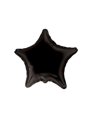 Palloncino Mylar Stella Nero 18" - 46cm - 1pz | G3S Party
