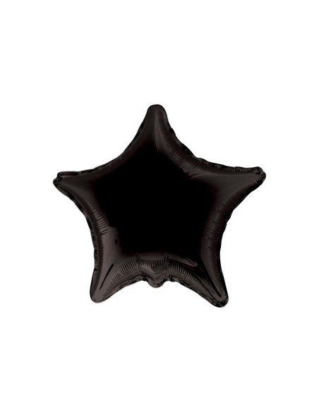 Palloncino Mylar Stella Nero 18" - 46cm - 1pz | G3S Party