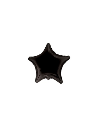 Palloncino Mylar Stella Nero 9" - 23cm - 5pz | G3S Party
