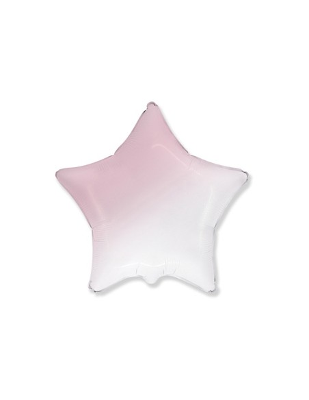 Palloncino Mylar Stella Rosa Baby Sfumato 18" - 46cm - 1pz | G3S Party