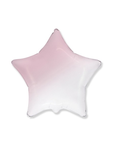 Palloncino Mylar Stella Rosa Baby Sfumato 32" - 81cm - 1pz | G3S Party