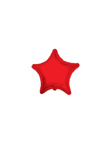 Palloncino Mylar Stella Rosso 4" - 10cm - 5pz | G3S Party
